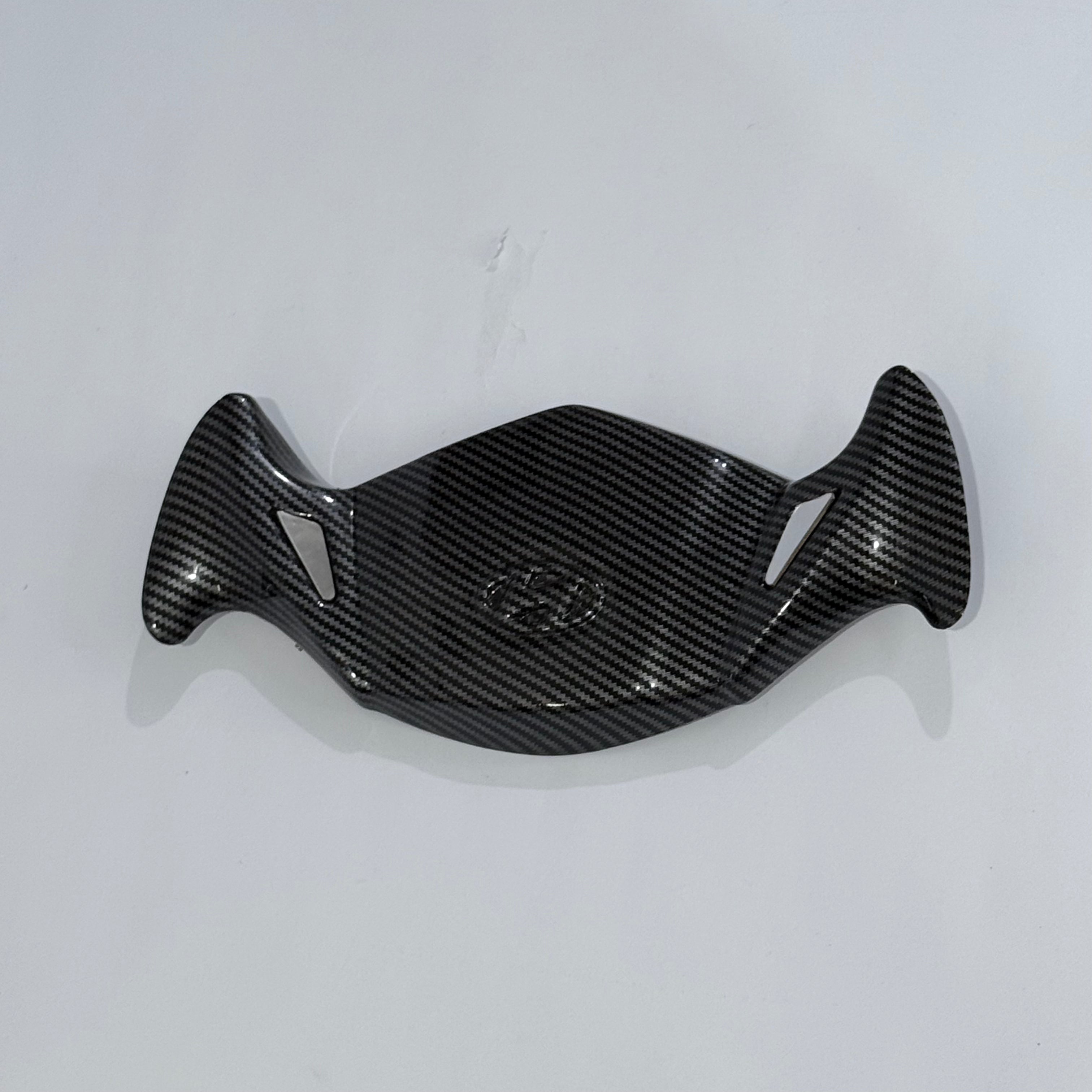 Premium Black Carbon Fiber Steering Wheel Cover | ABS Material | Hydrographic Printed | Weather Resistant