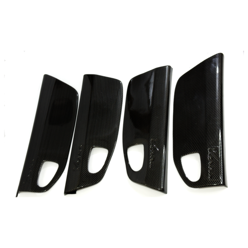 Hyundai Verna Premium Carbon Fiber Door Panel Cover Set (4 Pieces) – ABS Hydrographic Interior Trim